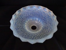 Coupe verrerie verre Opalescent Ø 20 cm lampe lustre Art Déco An 30/40