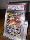 LOW POP 14! 2019 RESHIRAM & CHARIZARD GX SM201 POKEMON SM BLACK STAR PROMO PSA 2