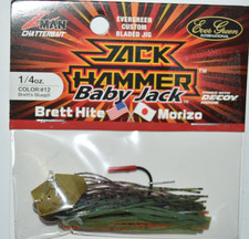 evergreen zman baby jack hammer chatterbait 1/4oz bladed jig Brett's bluegill