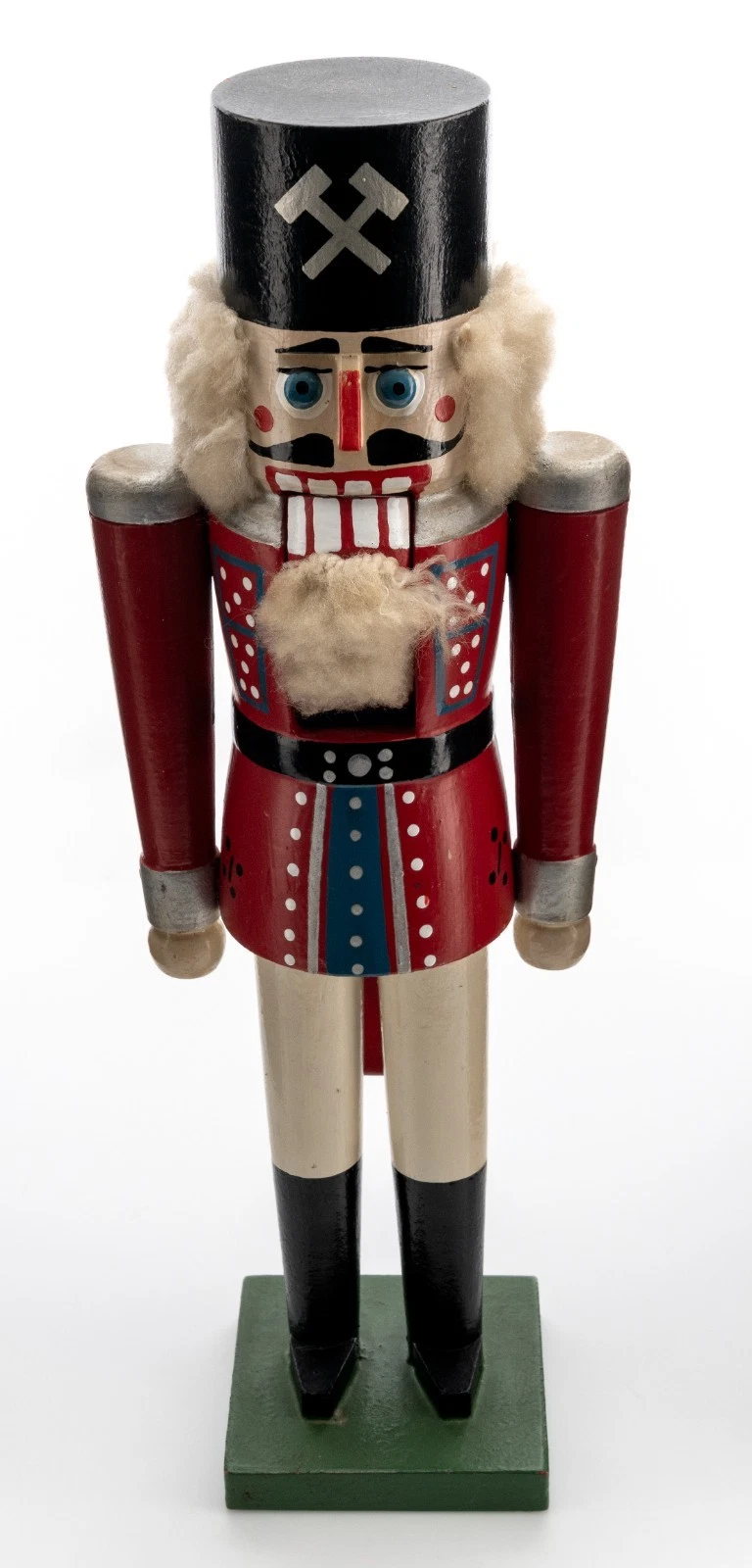 Vintage Large German Miner Nutcracker 16.5in 2.4lbs Bergmann? 1970s-1990s USED