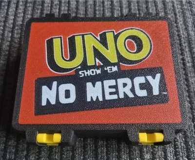 3DPRINTERWORLD UNO No Mercy Card Storage Box cards Game