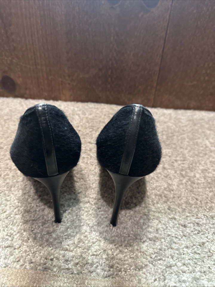 Bomba Gianvito Rossi cabelo de pônei preto 39 - Imagem 4 de 4