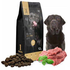 Cibo secco per cani senza cereali cibo per cani 12 kg monoproteine ​​con vitello 1DOG