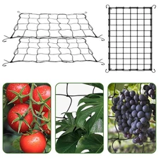 3 Pack Trellis Net for Grow Tent 4 x 4, Heavy Duty Elastic Trellis Netting wi...