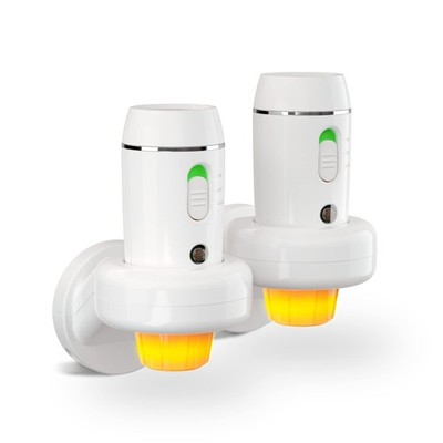 Power Failure Flashlight, 2 Pack Multi-Function Emergency Light for Home Powe...