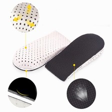 Lift Insert Shoe Pad Height Increase Cushion Elevator Taller Insole Heel Unisex  