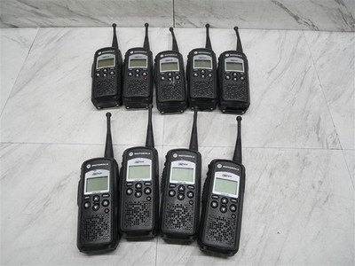 Lot of 9 Motorola DTR650 900MHz w/RA 10CH Digital Radio Walkie Talkies!