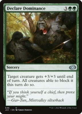 MTG Magic the Gathering Declare Dominance (646/835) Jumpstart 2022 NM