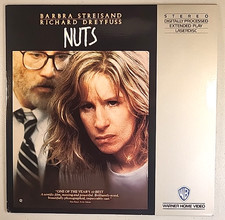 Nuts 1987 film  LASERDISC  GOOD Barbra Streisand, Richard Dreyfuss