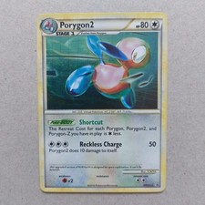 Porygon2 HGSS23 Rare Holo Black Star Promo Collectible Pokémon Card Nintendo