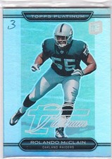 2010 Topps Platinum #98 Rolando McClain Rookie Platinum Refractors