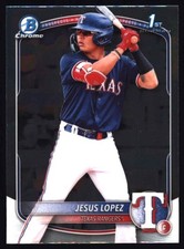 2025 Bowman #BCP-88 Jesus Lopez Chrome Prospects Texas Rangers