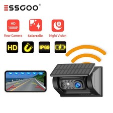 Solar Wireless Funk Kabellos 1080P Autokamera Rückfahrkamera für iPhone Android