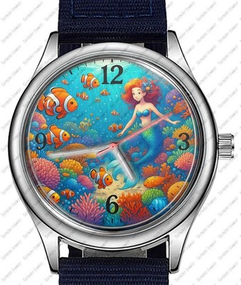 Mermaid Undersea World Trendy 38mm Face Wrist Watch