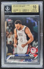 2024 Topps Now Olympic Games Steph Curry #22 BGS 10 USA P PT