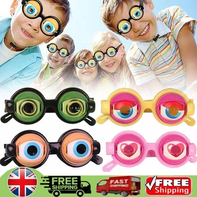 Party Toy Adult Kids Funny Wink Glasses Eyewear Crazy Eyes Props Crazy Blink