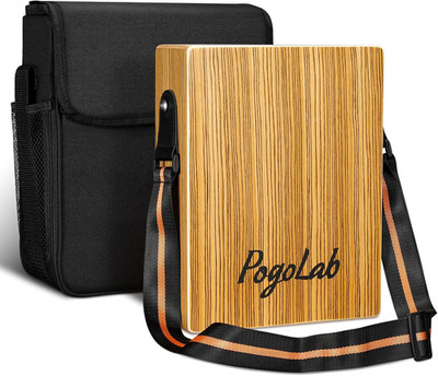 Travel Cajon Drum, Portable Adjustable Tone Thick Wooden Cajon with Adjustable S