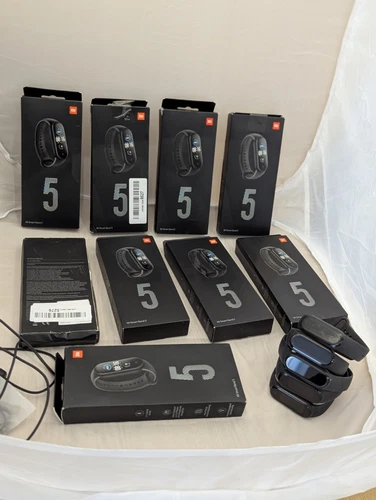 JOBLOT X14 UNITS Xiaomi Mi Band 5 HRM Smart Activity Fitness Tracker in Black