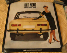 DDR Plakat IFA Der Neue Wartburg 1000 ca 34,5 cm x 32 cm