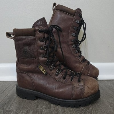 Rocky Gore-Tex Thinsulate 1000g Vibram Boots Men's 7.5 M USA Waterproof Leather 