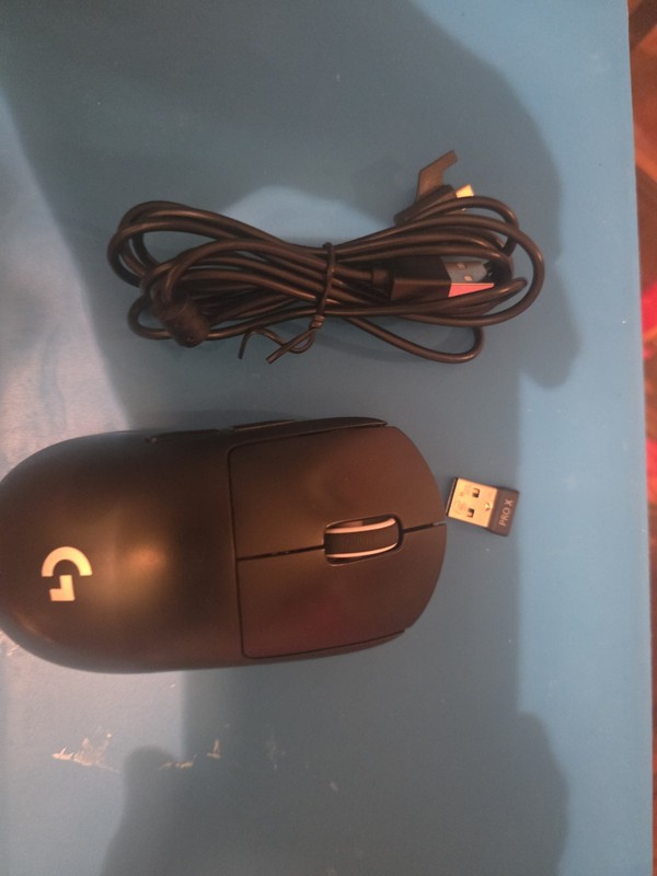 Modded Logitech G Pro x Superlight Wireless Gaming Mouse Black