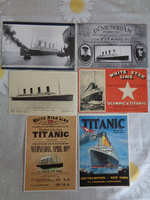 Titanic Postcards x6 - Free UK Post