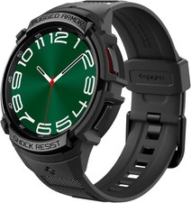 Rugged Armor Pro Case for Samsung Galaxy Watch 6 Classic 47mm with Band Strap