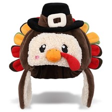 SUPER-SOFT PLUSH HAT - PILGRIM TURKEY