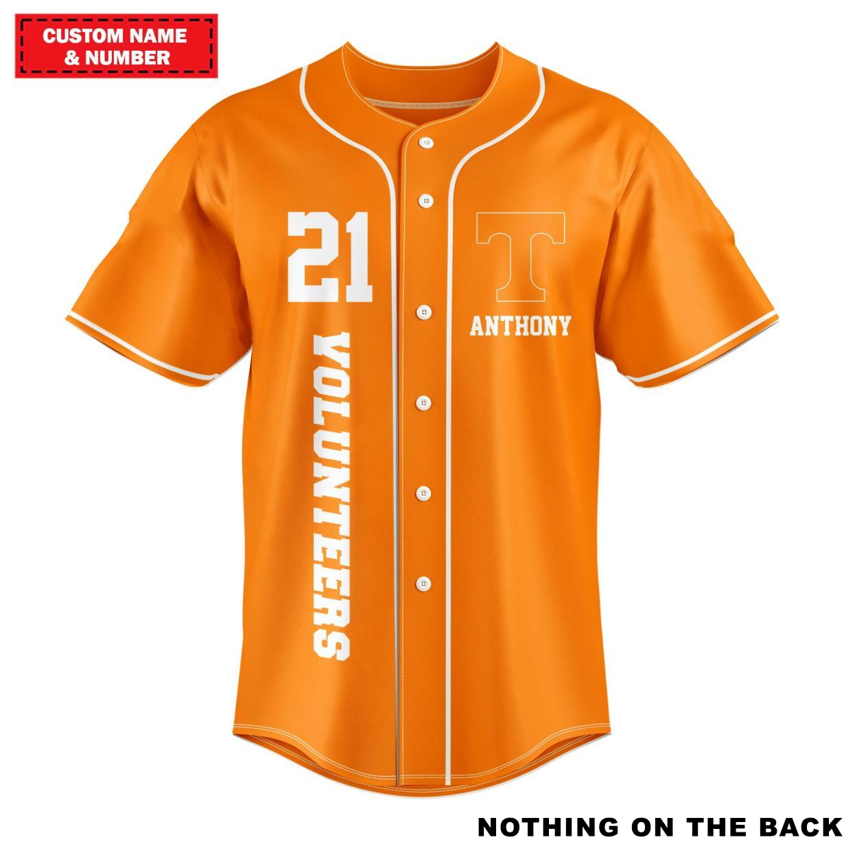 Tennessee Vols Baseball Jerseys orange SHIRT aop All sizes S-6Xl JJ5540