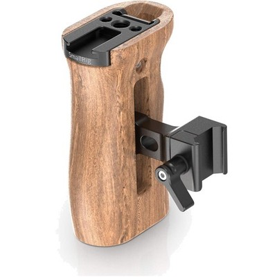 Seitengriff, kompatibel mit Kamera Cage, aus Holz, Schnellverschluss, 207g