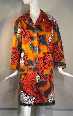 MARNI Runway 100% Cotton Twill CAR COAT SIZE IT40, Spring Summer 2013, NO BELT*
