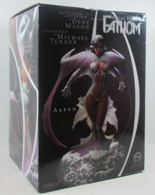 EXC Michael Turner's Fathom ''ASPEN'' 16'' Limited Painted Sculpture (Broken Hair)