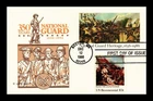 US FIRST DAY CARD NATIONAL GUARD HERITAGE 350TH ANNIVERSARY COMBO PANDA CACHET