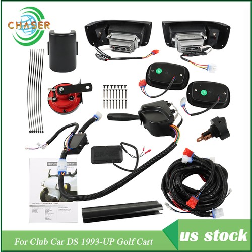 LED Headlight and Tail Light Kit For Club Car DS 1993-UP Golf Cart