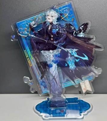 2Pcs Identity V Ithaqua Desk Acrylic Stand Figure Decor Model ＆ Badges