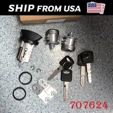 Door Lock Cylinders Set Ignition Switch with Keys For 97-07 Ford F150/F250/F350