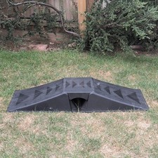 Black Bike / Scooter Plastic Ramps 2 Pack Can Seperate