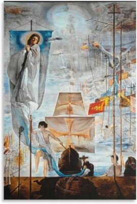 Discovery of America by Christopher Columbus by Salvador Dali Poster
