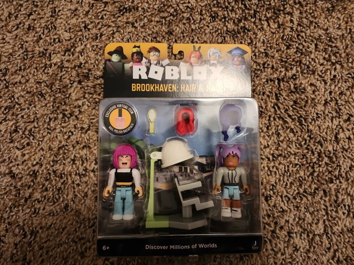 Jazwares Roblox Brookhaven: Hair and Nails Game Pack