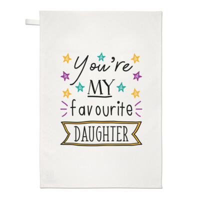 You're My Favourite Daughter Stars Geschirrtuch Geschirrtuch Welten Bester toller Witz