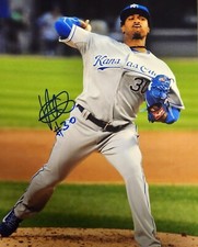 Yordano Ventura Signed 8x10 Kansas City Royals Autograph World Series Champ Rare