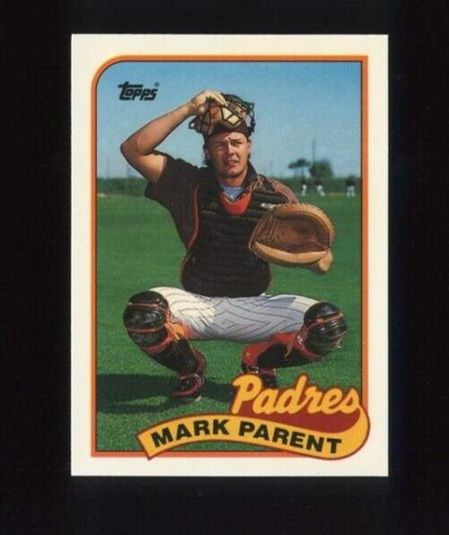 1989 TOPPS TIFFANY #617 MARK PARENT ROOKIE RC SAN DIEGO PADRES
