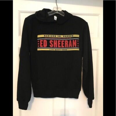 ED SHEERAN Madison Square Garden MSG Hoodie Small