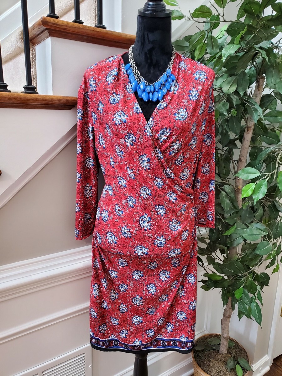 max studio red floral dress Max Studio Women's Elbow Sleeve Tiered Maxi Dress