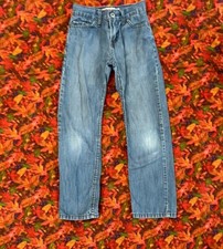 Boys Levi  s Size 10 Reg 514 Slim Straight Blue Jeans W25  x L25  