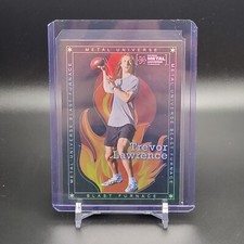 2021 Skybox Metal Universe Champions TREVOR LAWRENCE #BF15 BLAST FURNACE SP HOLO
