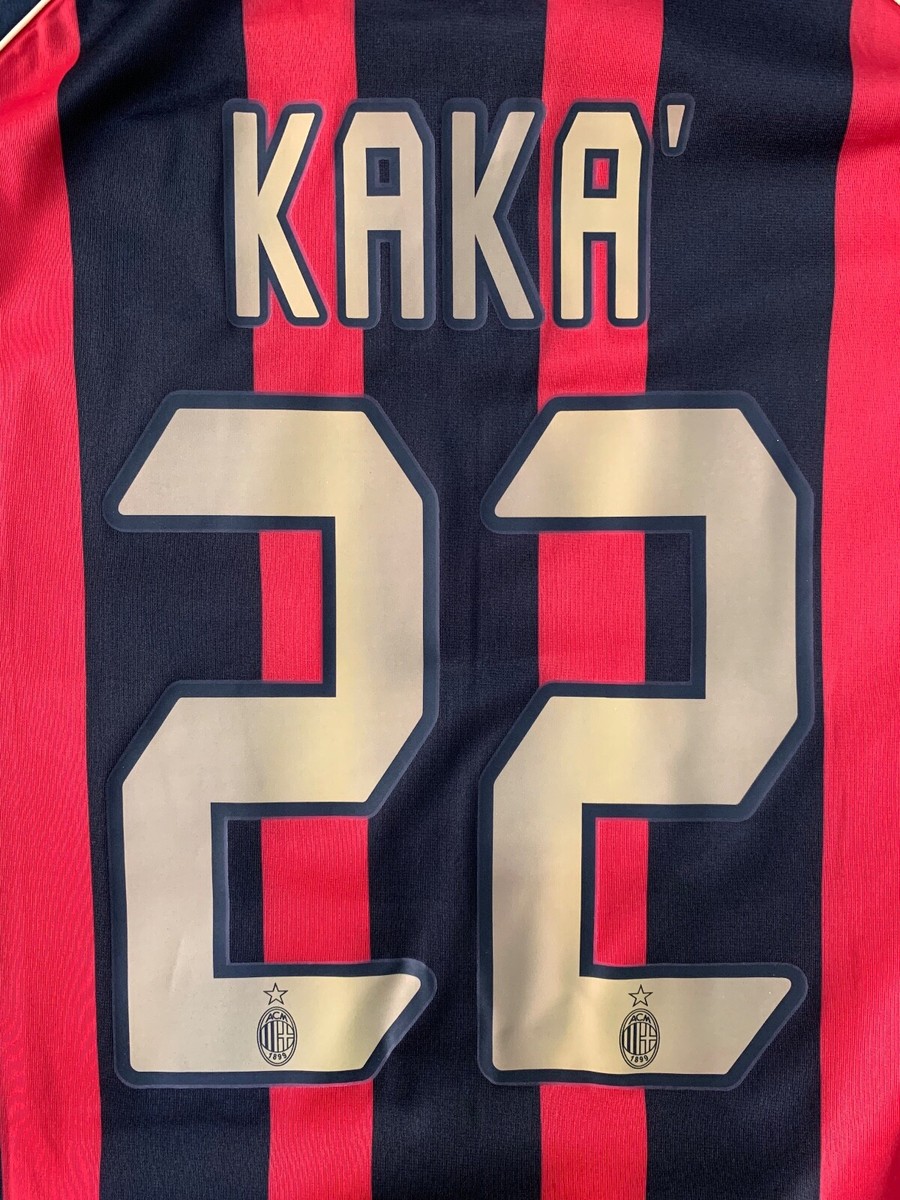 AC Milan Classic Football Shirt Jersey 2006-07 Short Sleeve