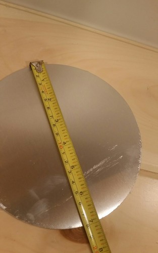 Aluminum Round Disk  7"+- flat Plate metal sheet circle 040 0.040 18 gauge 