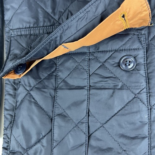 Barbour Para Hombre Cedric Gran Abrigo Chaqueta Azul Acolchado Pequeño Ligero Abrigo de Bolsillo - Imagen 9 de 10