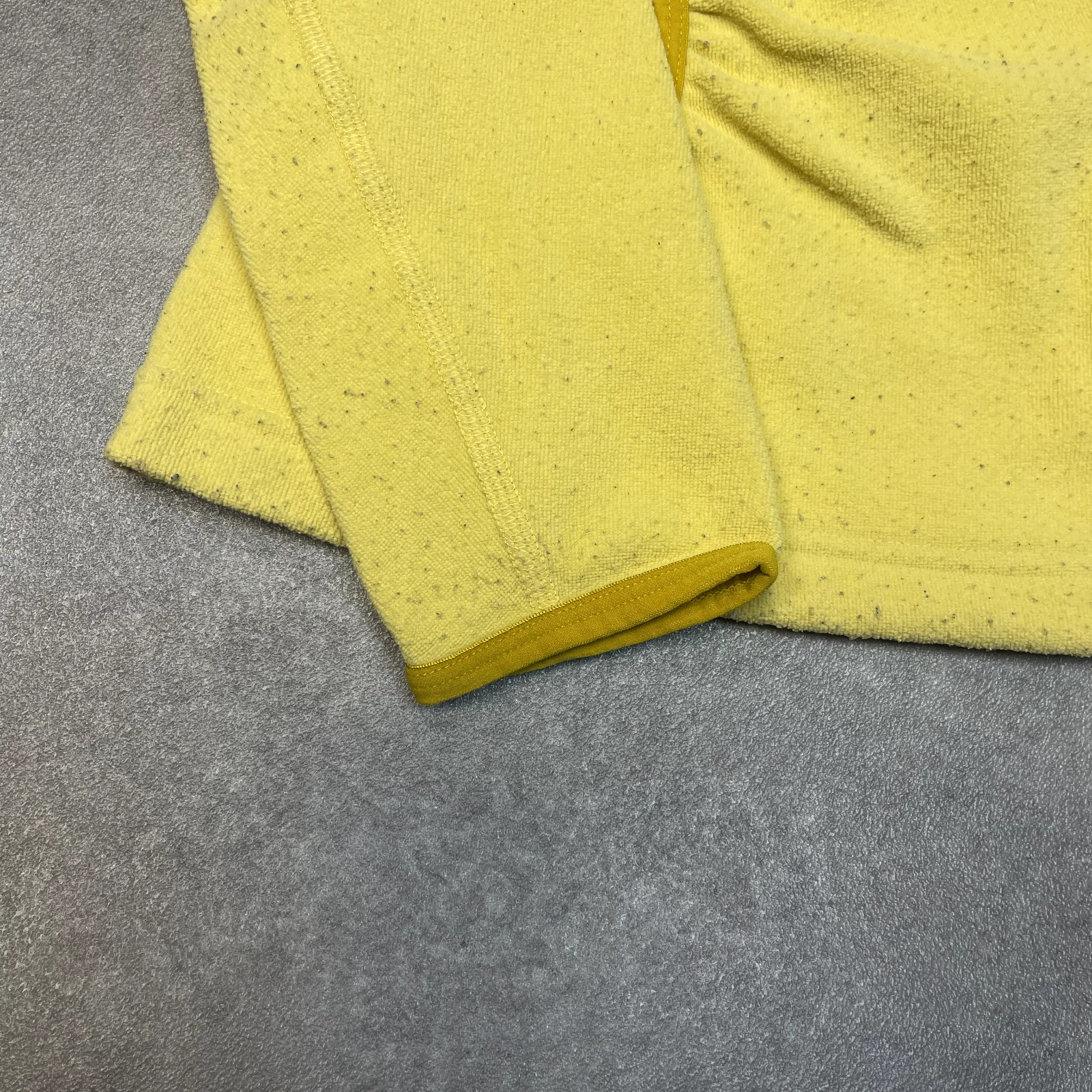 The North Face Hoodie Womens Full Zip Towel Sweatshirt, Yellow, Small image 5